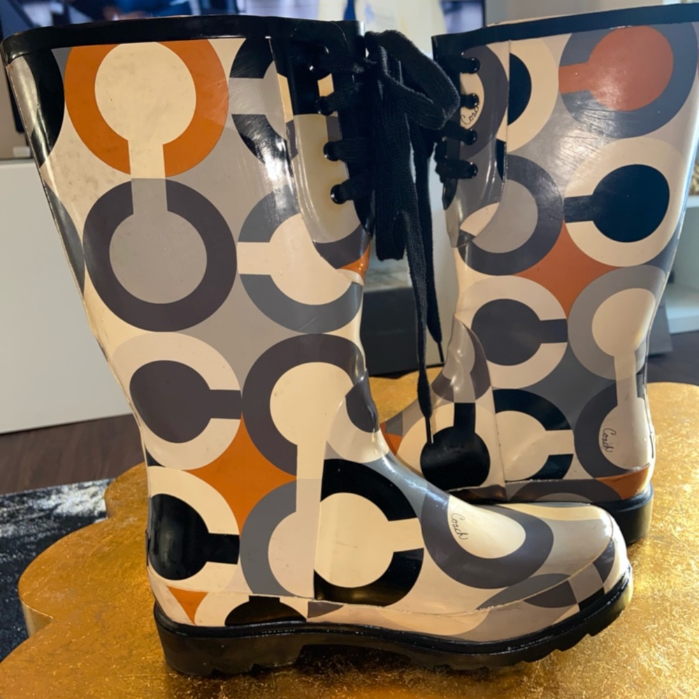 Authentic Coach Rainboots